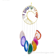 Stone Healing Crystal Windchime for Indoor Decoration